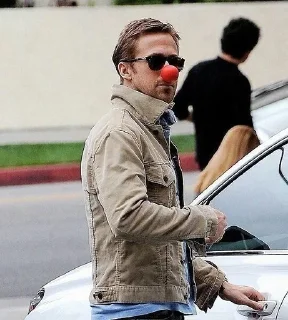 🤡 emoji Райан Гослинг Telegram sticker 14 of 50