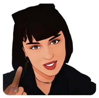 🖕 emoji Тео и Пэнси @stickers_HarryPotter Telegram sticker 14 of 25