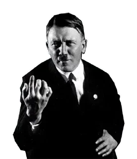 😤 emoji Adolf Hitler Telegram sticker 19 of 61