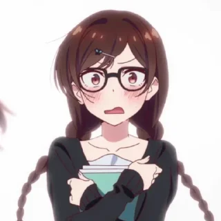 😳 emoji CHIZURU MIZUHARA    [Rent-A-Girlfriend] @mirsikstick Telegram sticker 14 of 118