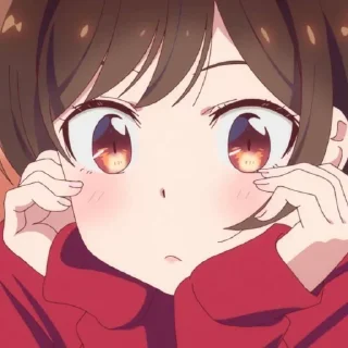 🍓 emoji CHIZURU MIZUHARA    [Rent-A-Girlfriend] @mirsikstick Telegram sticker 1 of 118