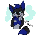 🚭 emoji Midnight Wolf Telegram sticker 11 of 38