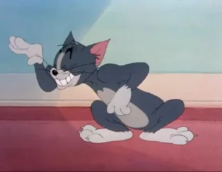 😁 emoji marllis: tom and jerry Telegram sticker 24 of 27