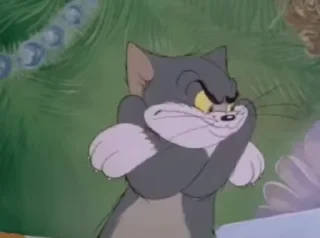 😆 emoji Tom and Jerry Telegram sticker 8 of 54