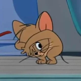 😶 emoji marllis: tom and jerry Telegram sticker 20 of 27