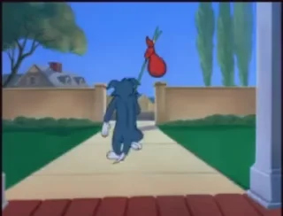 🫠 emoji Tom and Jerry Telegram sticker 14 of 54