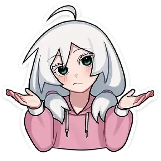 🤷‍♂ emoji Больше стикеров 👉🏻 @stickertg4 Telegram sticker 15 of 48