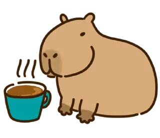 🥶 emoji Больше стикеров: @capybarastiker Telegram sticker 1 of 25