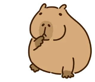 🥶 emoji Больше стикеров: @capybarastiker Telegram sticker 15 of 25
