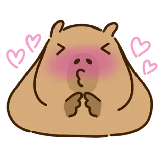 🥶 emoji Больше стикеров: @capybarastiker Telegram sticker 9 of 25