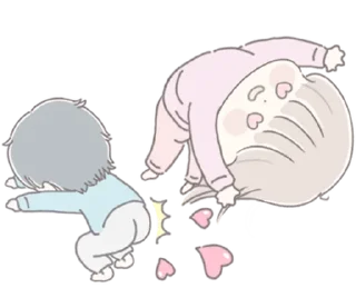 💕 emoji ꒰  ྀི◞ ◟ ꒱  @mewsticks  ܀ ⊹ ˚ Telegram sticker 9 of 40