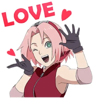 🥰 emoji naruto cute @NarutoOfficialStick Telegram sticker 21 of 60