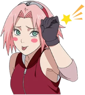 😛 emoji naruto cute @NarutoOfficialStick Telegram sticker 20 of 60