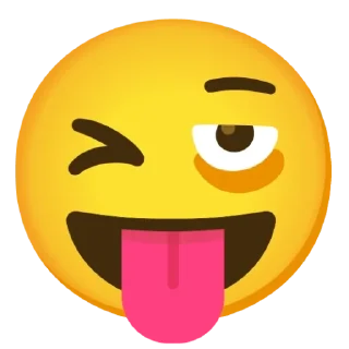 😜 emoji Tired Telegram sticker 12 of 94