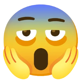 😱 emoji Tired Telegram sticker 20 of 94