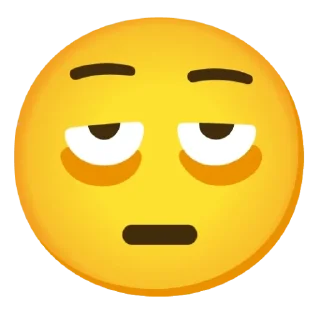 🙄 emoji Tired Telegram sticker 24 of 94