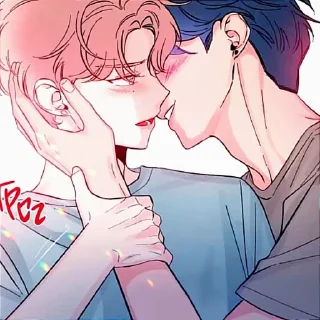 👨‍❤️‍💋‍👨 emoji Скетч/Эскиз Telegram sticker 18 of 40