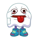 😛 emoji Ghost Martin (@TgSticker) Telegram sticker 8 of 32