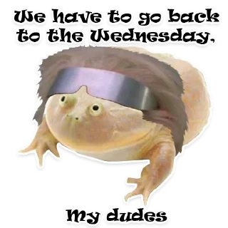 Sticker from WEDNESDAY