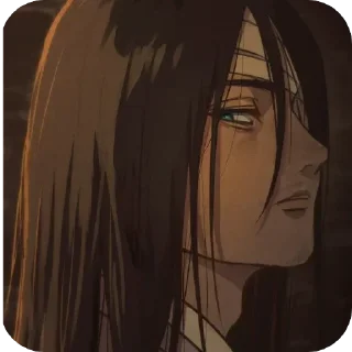 🤨 emoji Eren yeger :: Telegram sticker 2 of 20