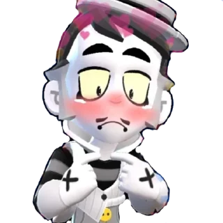 🥰 emoji Gray Telegram sticker 11 of 14