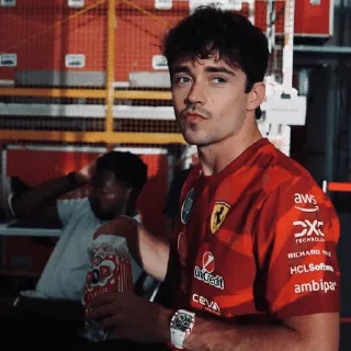 🌟 emoji Charles Leclerc :: @doroshkayyf1 Telegram sticker 17 of 55