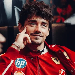 🌟 emoji Charles Leclerc :: @doroshkayyf1 Telegram sticker 23 of 55