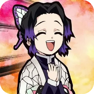 🦋 emoji Шинобу Кочо🦋 Telegram sticker 2 of 25