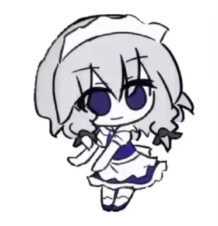 Sticker from Тоухоу 😈 ➡️ @Ctikerubot