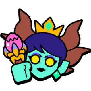 Sticker from Brawl Stars pins "Scary Tales" @userlife1213146