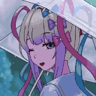 🌂 emoji кангел милашка няняня Telegram sticker 20 of 58