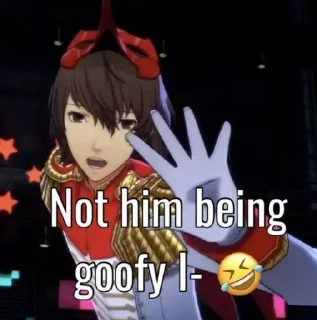 😂 emoji Go, go, Goro-saaan! Telegram sticker 14 of 35