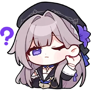 ❓ emoji kuru~kuru~ Telegram sticker 5 of 16