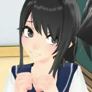 Sticker from Yandere Simulator @sozdat_stikery_bot