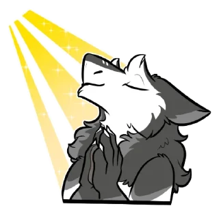 😇 emoji Kaz and Ruse Telegram sticker 1 of 76