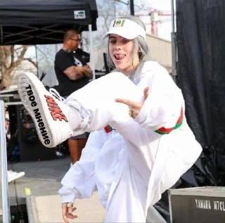 🌟 emoji billie eilish random Telegram sticker 4 of 15
