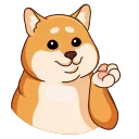 Sticker from Shiba Inu