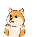 Sticker from Shiba Inu