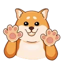😘 emoji Shiba Inu Telegram sticker 20 of 23