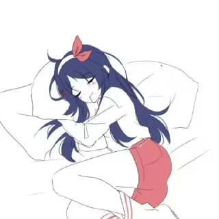 😴 emoji Mita Telegram sticker 10 of 66