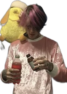 Sticker from lil peep