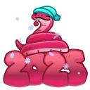 🎁 emoji Lunar Snake by @GiftChanges Telegram sticker 2 of 100