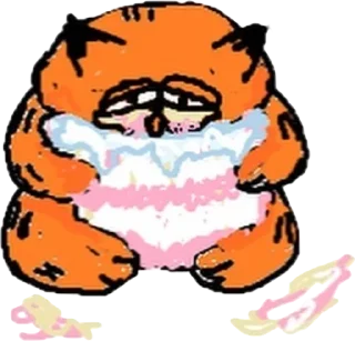 🎂 emoji гарфлюїд Telegram sticker 16 of 45