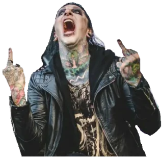 Sticker from Chris Motionless