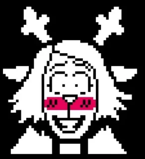⭐️ emoji 🦌Noelle🦌 deltarune @Themki_robot Telegram sticker 2 of 26