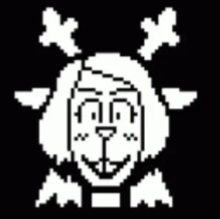 ⭐️ emoji 🦌Noelle🦌 deltarune @Themki_robot Telegram sticker 1 of 26