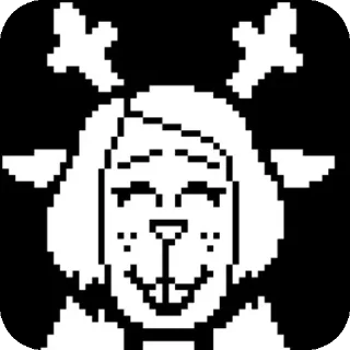 🔳 emoji 🦌Noelle🦌 deltarune @Themki_robot Telegram sticker 9 of 26