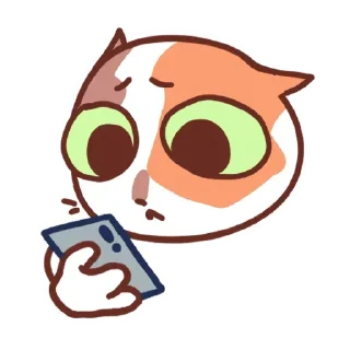 😞 emoji CatMotions @anime4_arts Telegram sticker 23 of 120