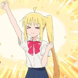 🙂 emoji Bocchi the rock! Nijika Ijichi Telegram sticker 15 of 17
