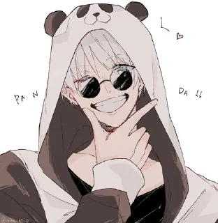 😁 emoji Cojo Satoru Telegram sticker 6 of 27